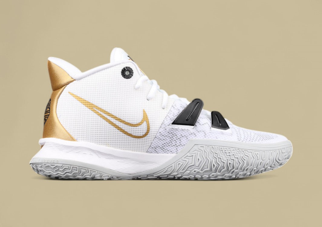 Kyrie 7 Ep White/Black/Metallic Gold