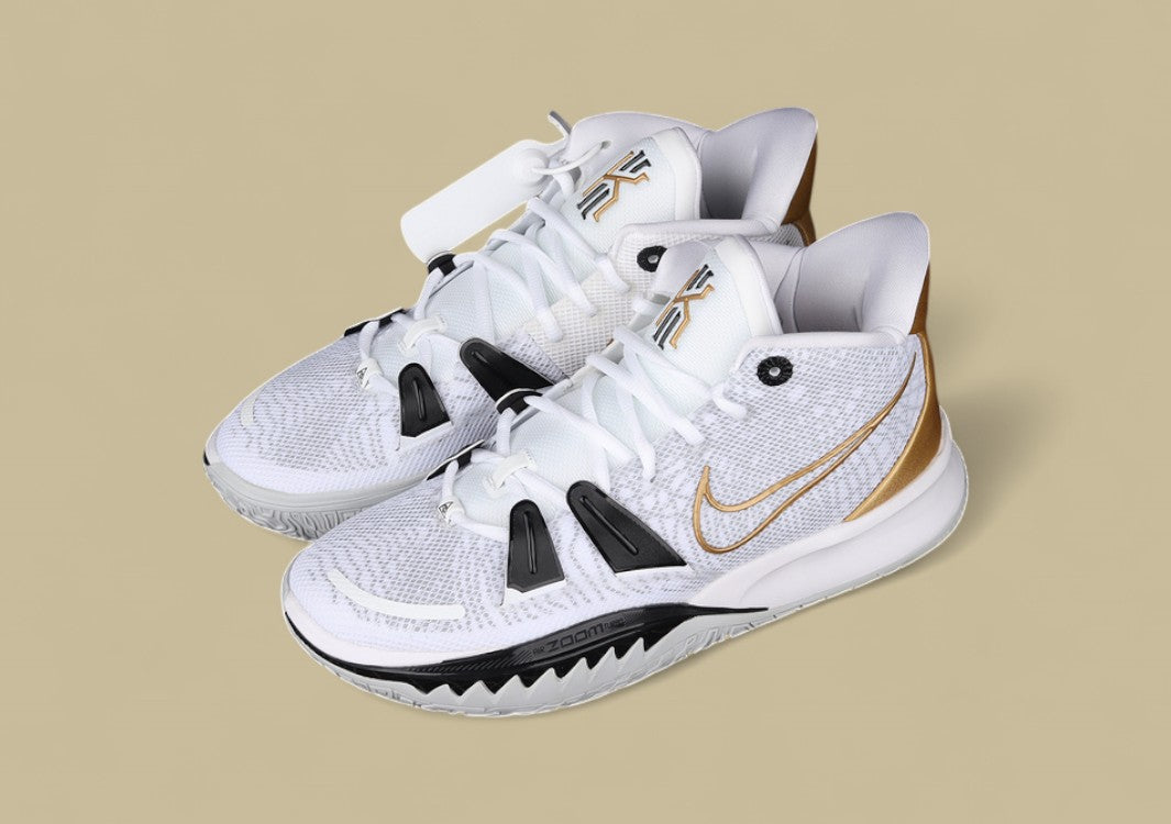 Kyrie 7 Ep White/Black/Metallic Gold