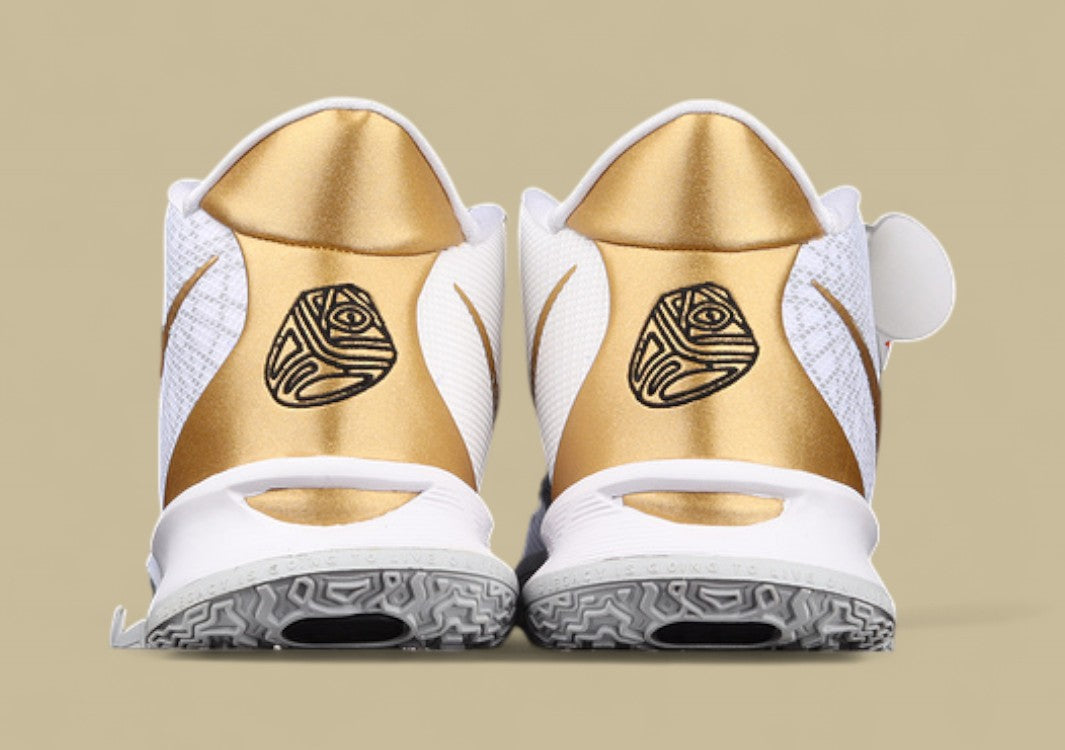 Kyrie 7 Ep White/Black/Metallic Gold