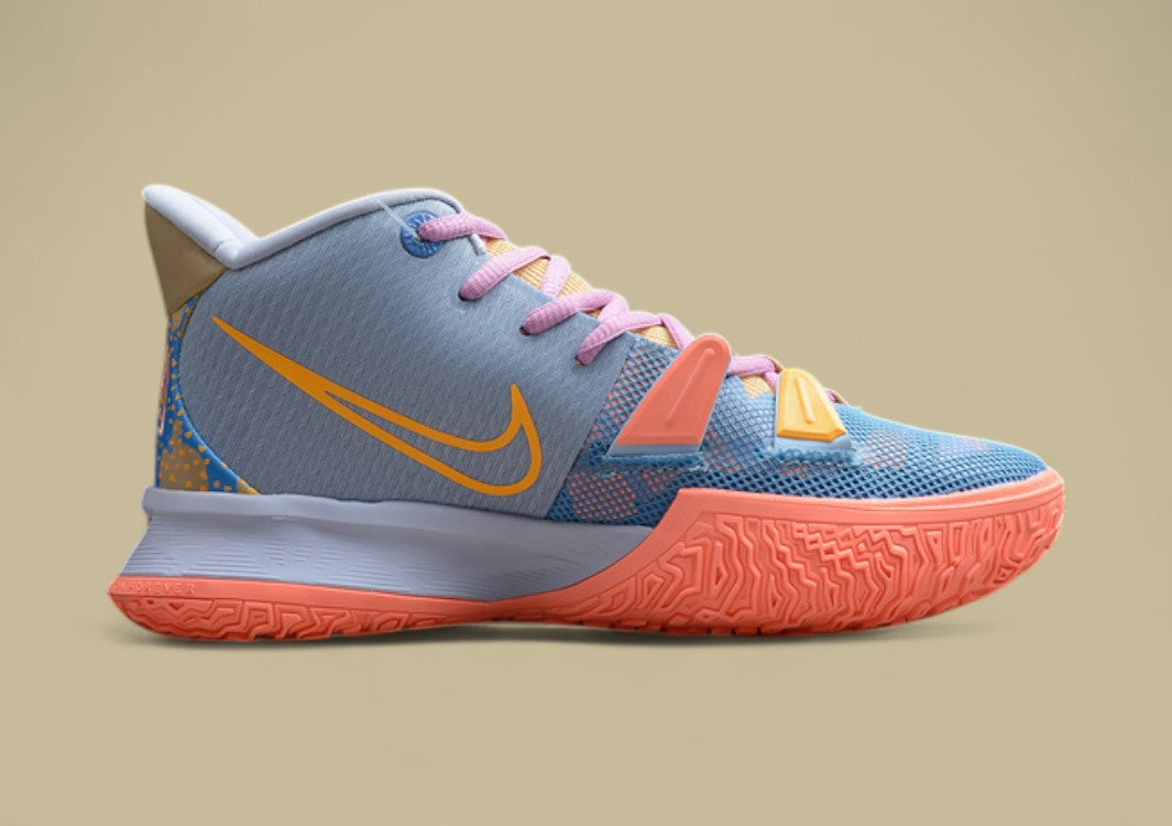 Kyrie 7 Expressions Blue/Orange-Crimson-Pink