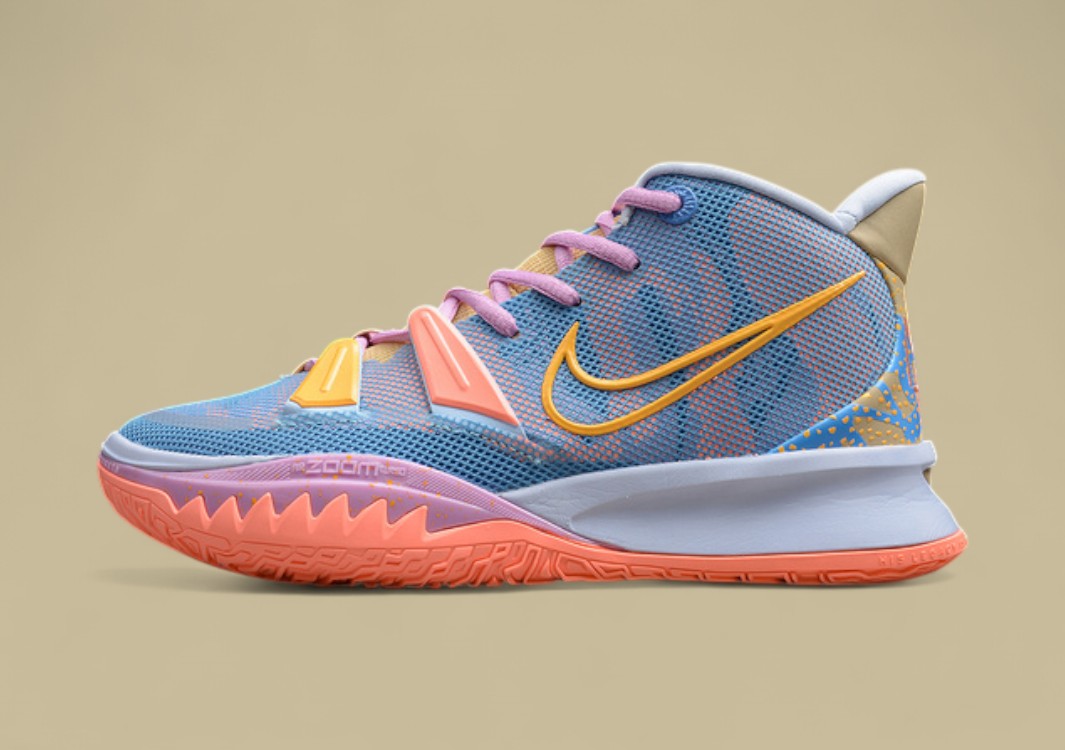 Kyrie 7 Expressions Blue/Orange-Crimson-Pink