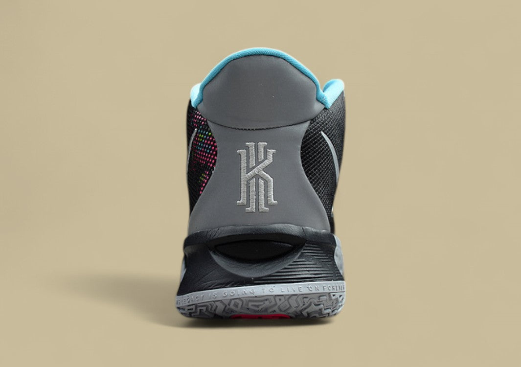 Kyrie 7 Pixel Camo Black/Light Smoke Grey/Blue Fury/Metallic Silver