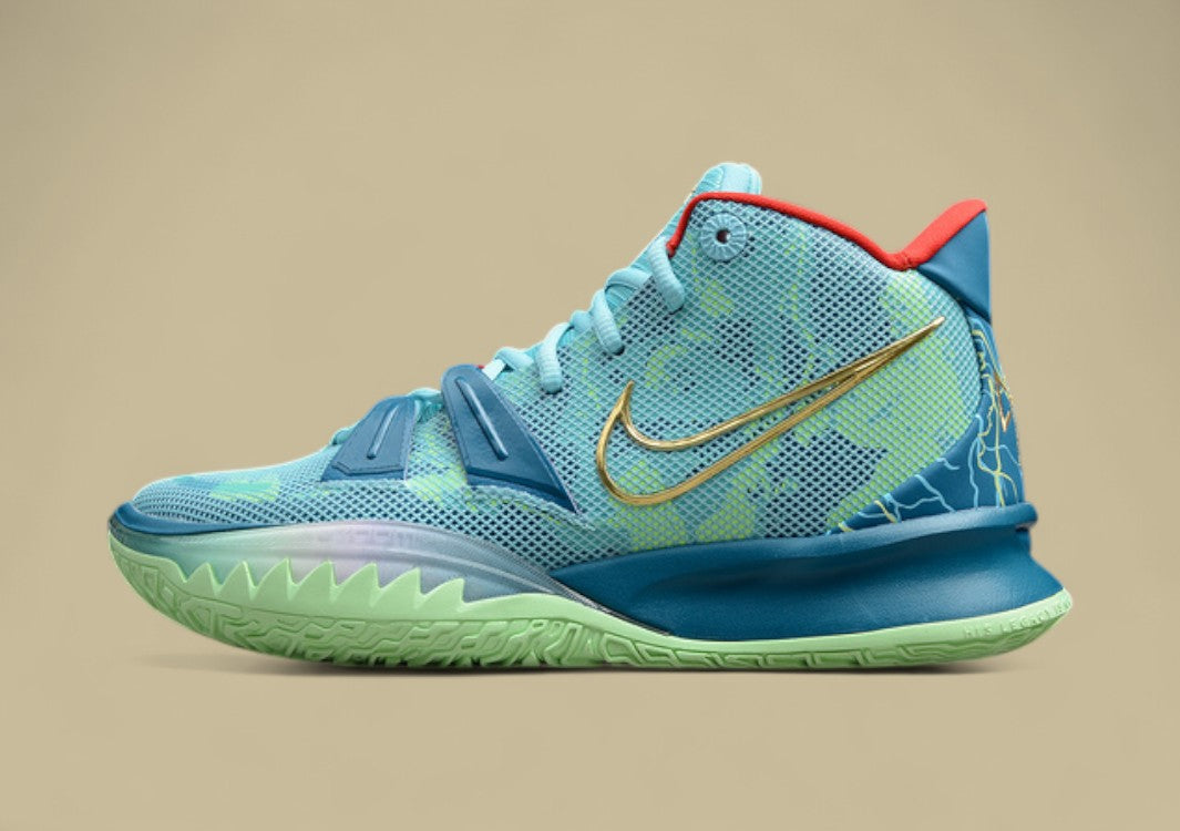 Kyrie 7 Pre-Heat EP Blue/Red-Metallic Gold