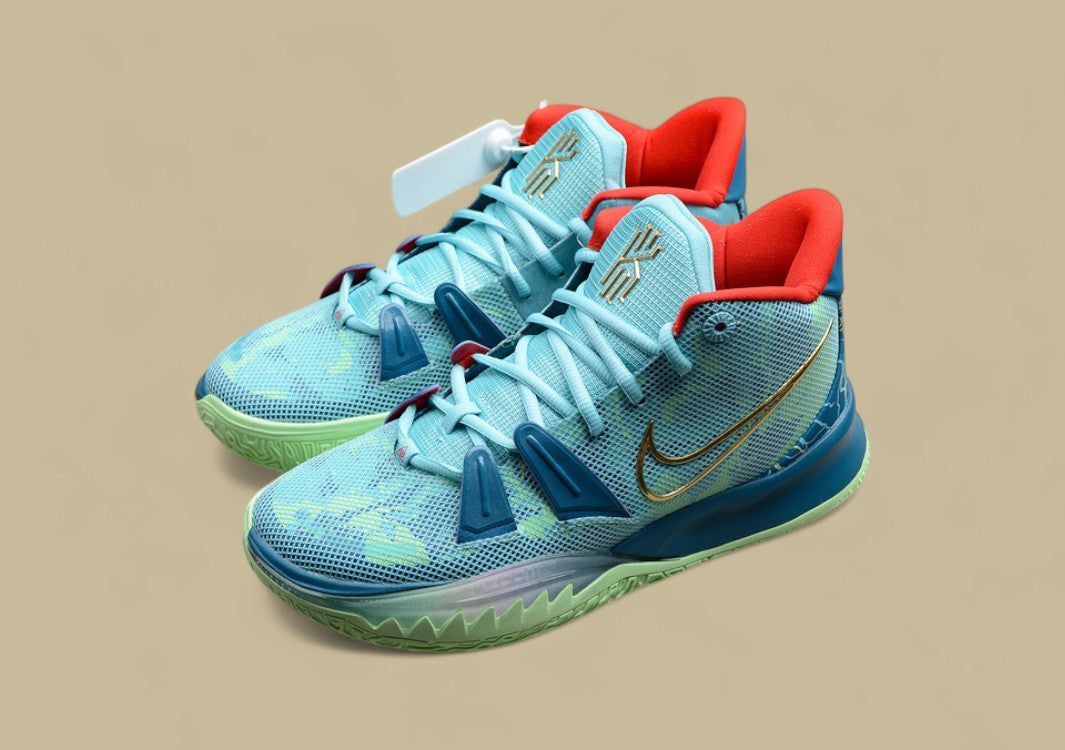Kyrie 7 Pre-Heat EP Blue/Red-Metallic Gold