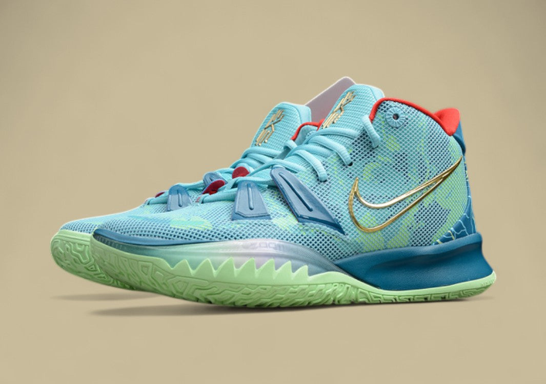 Kyrie 7 Pre-Heat EP Blue/Red-Metallic Gold