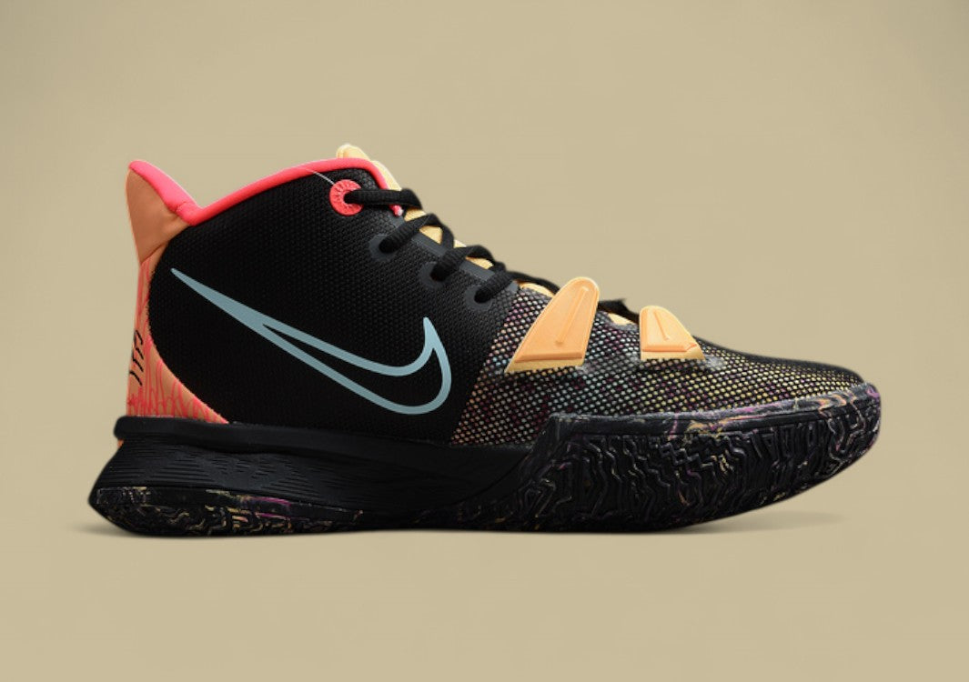 Kyrie 7 Pre Heat Ep Black/Yellow/Red-Blue