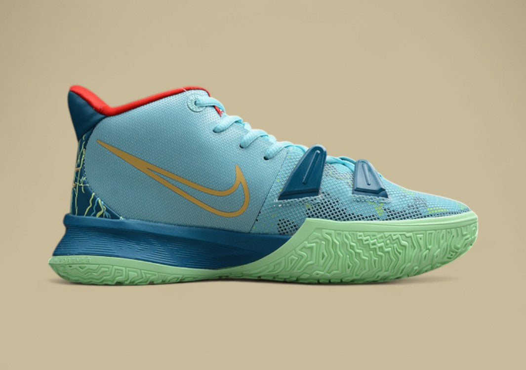 Kyrie 7 Pre Heat Ep Blue/Red-Metallic Gold