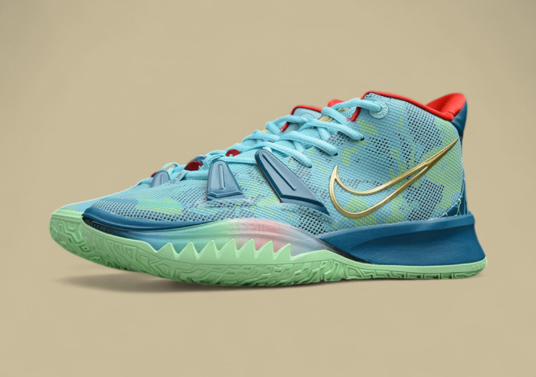 Kyrie 7 Pre Heat Ep Blue/Red-Metallic Gold