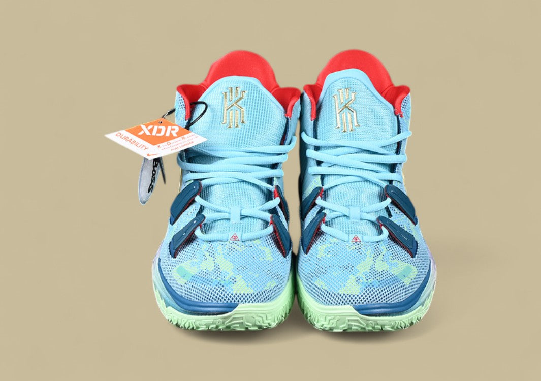 Kyrie 7 Preheat Special Fx Bleached Aqua/Metallic Gold/Green Abyss
