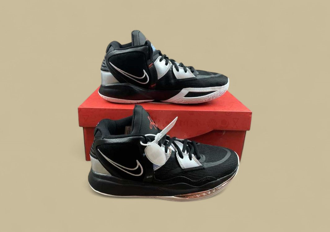 Kyrie 8 EP Fire and Ice Black/Metallic Silver/Black