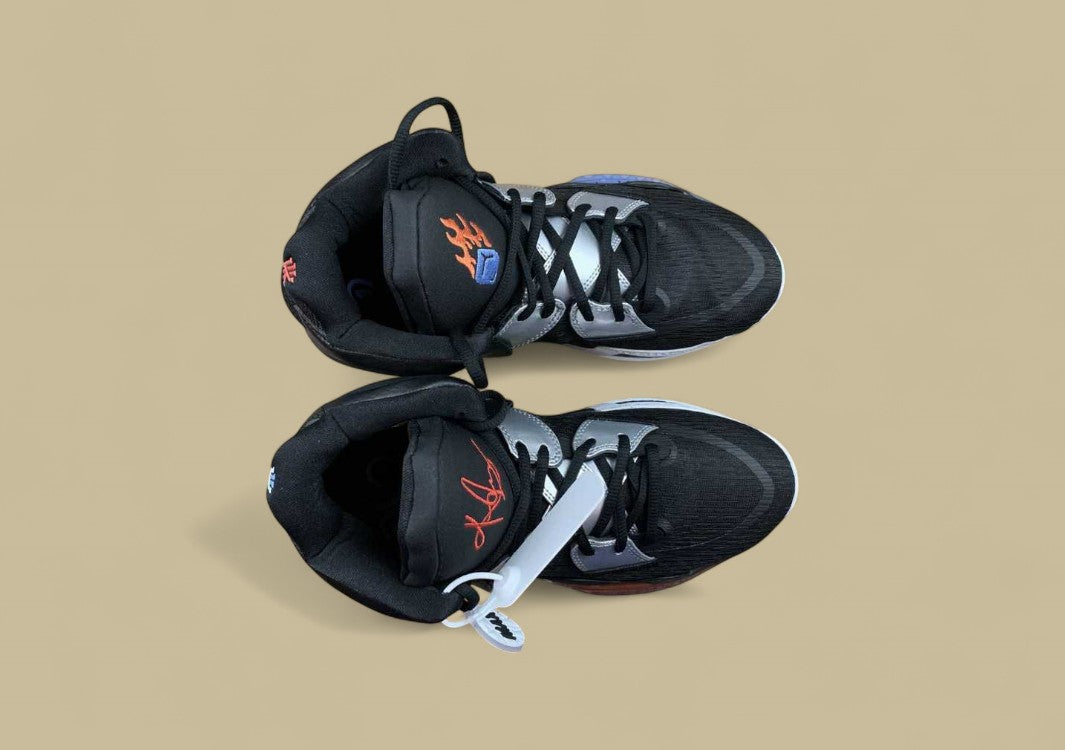 Kyrie 8 EP Fire and Ice Black/Metallic Silver/Black