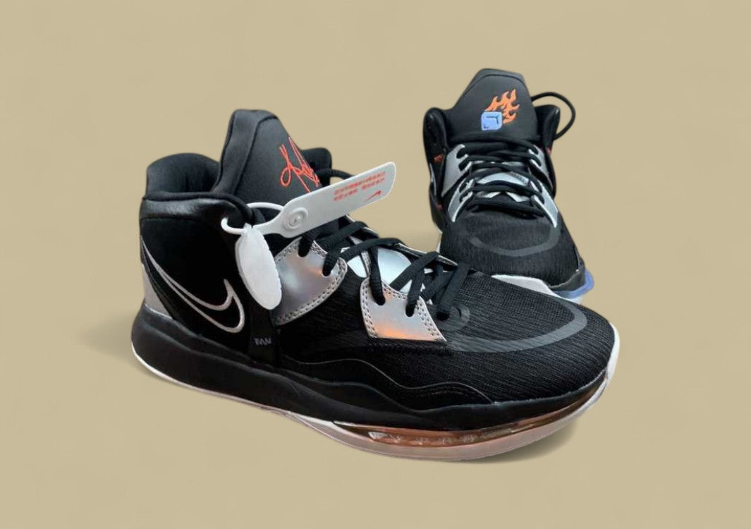 Kyrie 8 EP Fire and Ice Black/Metallic Silver/Black