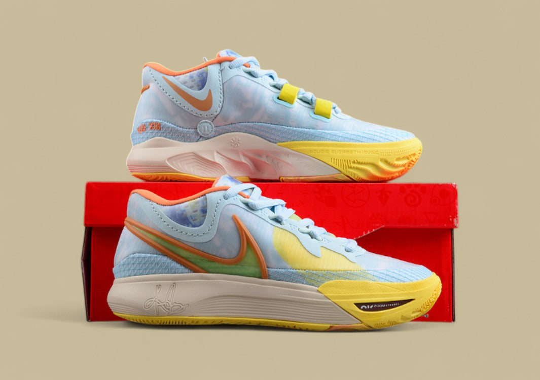 Kyrie 9 Light Blue/Yellow-Green