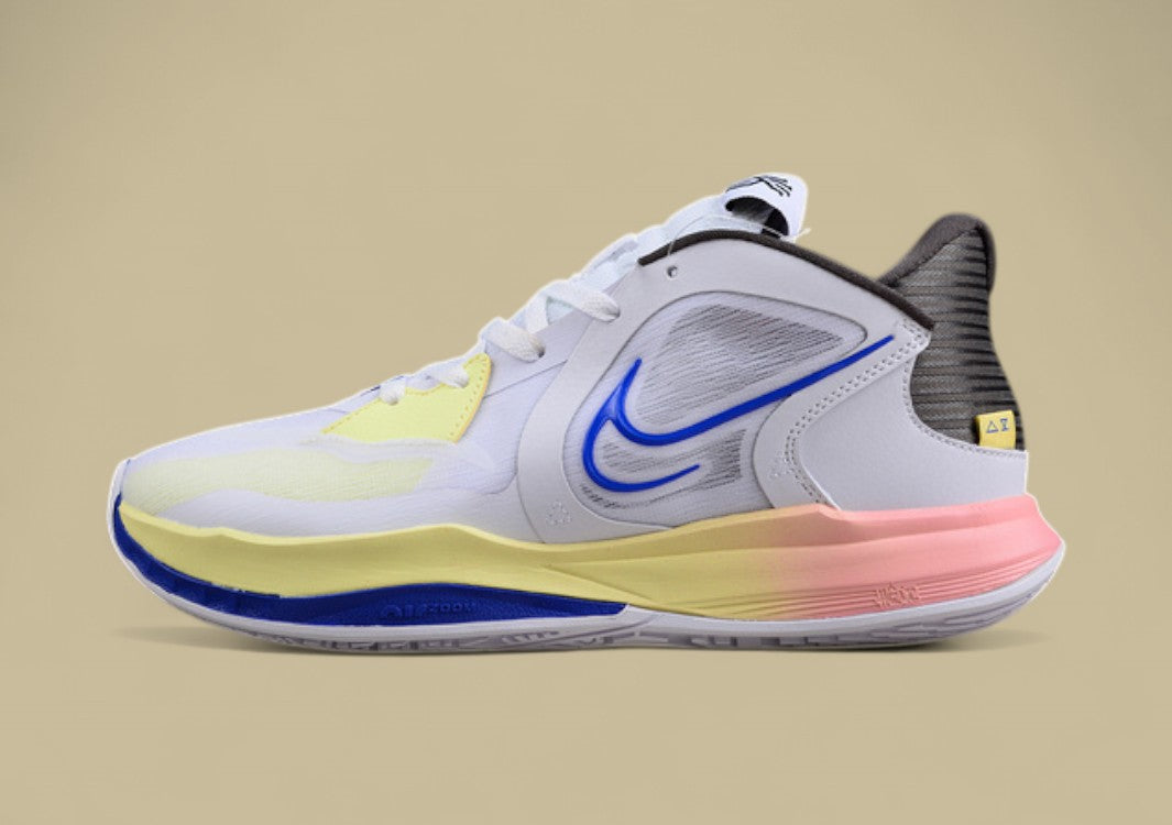 Kyrie Low 5 EP White/Light Yellow/Royal/Pink