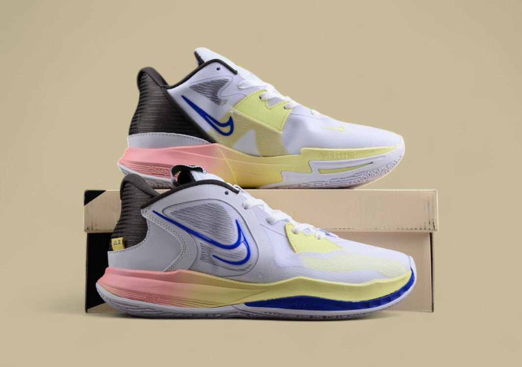 Kyrie Low 5 EP White/Light Yellow/Royal/Pink