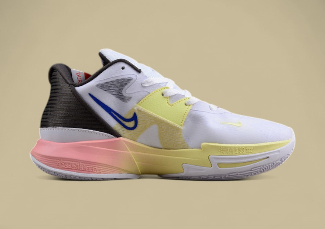 Kyrie Low 5 EP White/Light Yellow/Royal/Pink