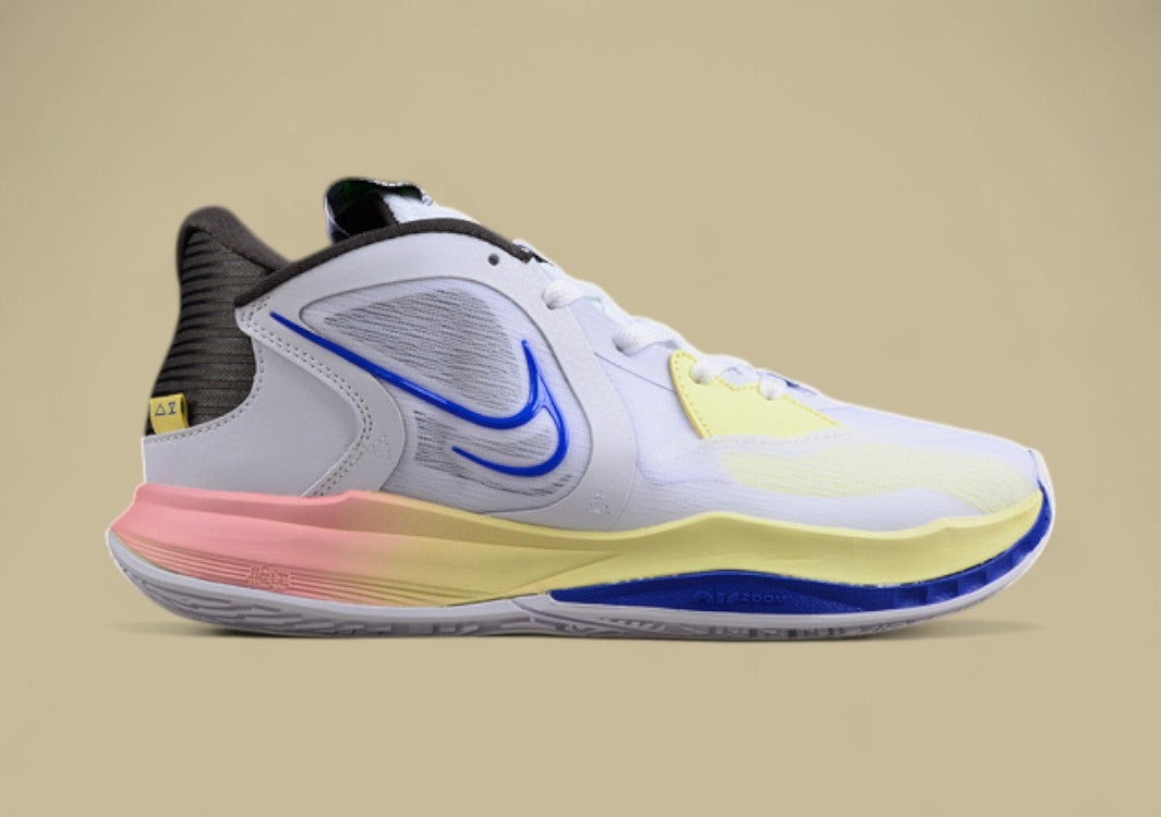 Kyrie Low 5 EP White/Light Yellow/Royal/Pink