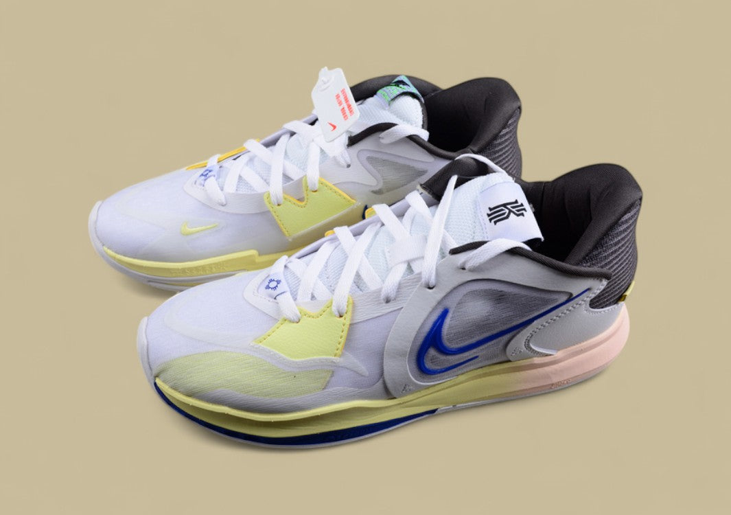 Kyrie Low 5 Ep White/Medium Ash/Citron Tint/Game Royal