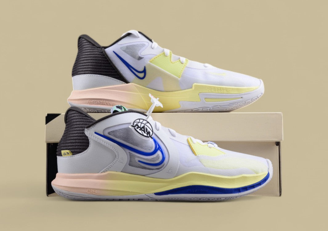 Kyrie Low 5 Ep White/Medium Ash/Citron Tint/Game Royal