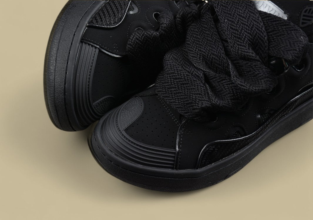 Lanvin Curb Series Casual Sports Shoes Triple Black Replica