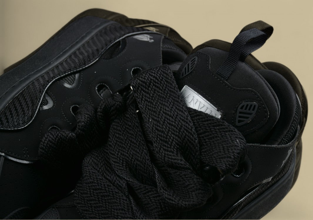 Lanvin Curb Series Casual Sports Shoes Triple Black Replica