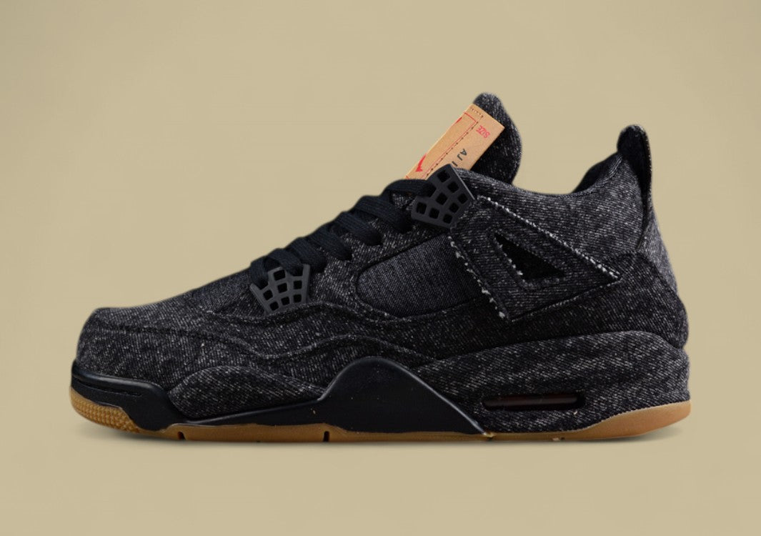 Levi's X Air Jordan 4 Denim Levi's Joint Basketball Shoes