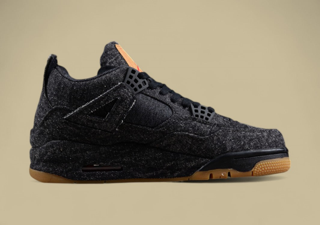 Levi's X Air Jordan 4 Denim Levi's Joint Basketball Shoes