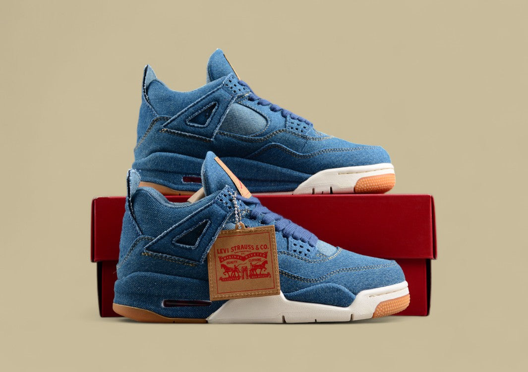 Levi's x Air Jordan 4 Denim "Joint Denim Blue"