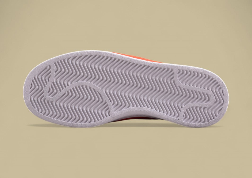 Moncler Bubble Sneaker - Bright Orange with White Heel Tab