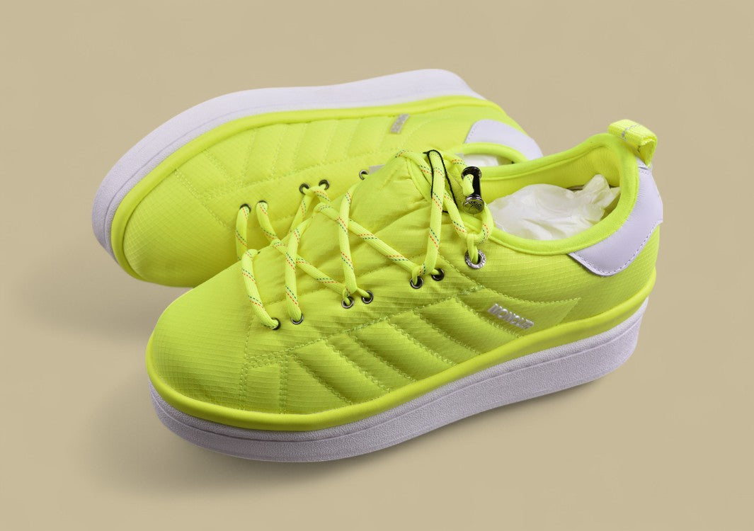 Moncler Bubble Sneaker - Neon Yellow with White