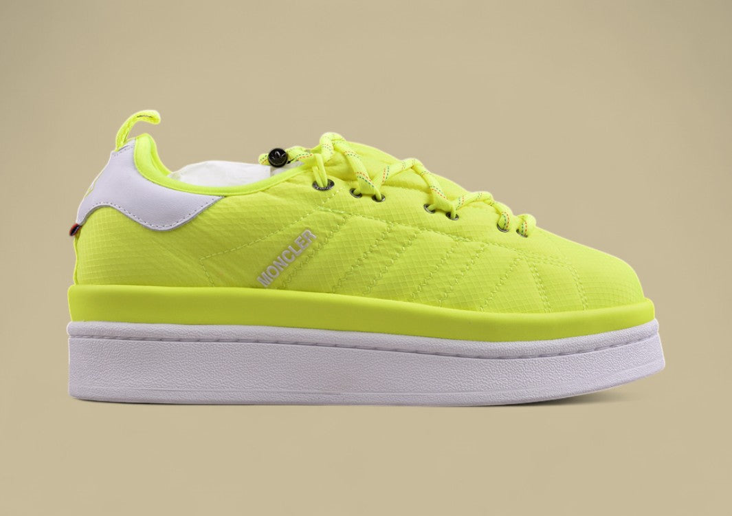 Moncler Bubble Sneaker - Neon Yellow with White