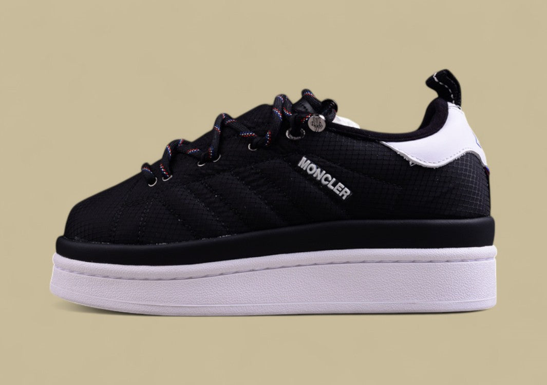Moncler Platform Low-Top Sneaker - Black