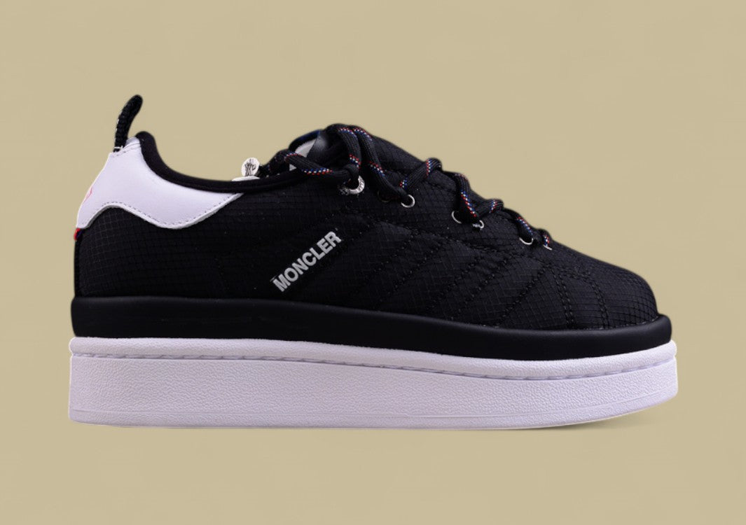 Moncler Platform Low-Top Sneaker - Black