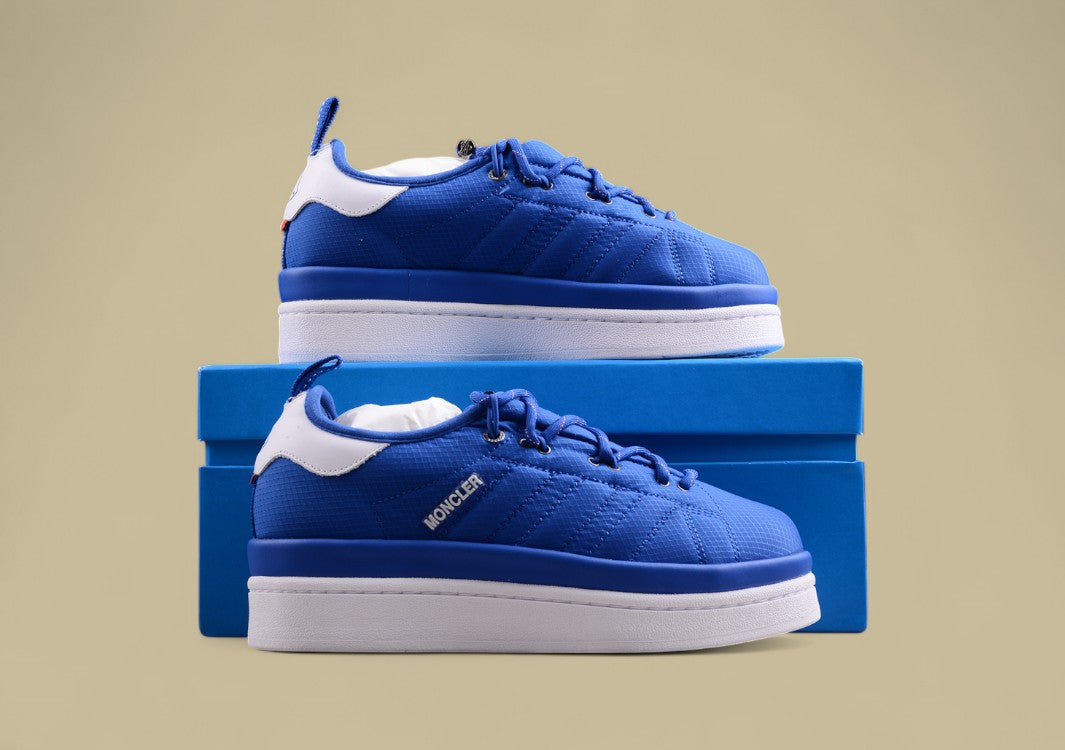 Moncler Platform Low-Top Sneaker - Royal Blue