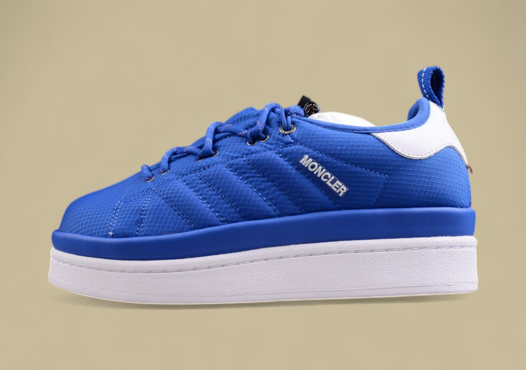 Moncler Platform Low-Top Sneaker - Royal Blue