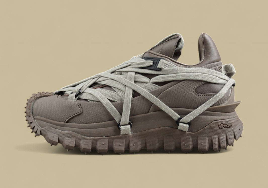 Moncler Trailgrip Après Sneaker - Taupe Brown