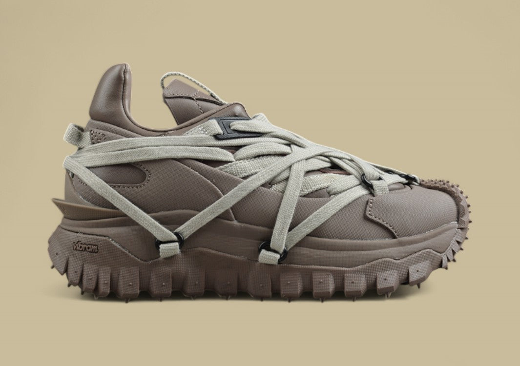 Moncler Trailgrip Après Sneaker - Taupe Brown