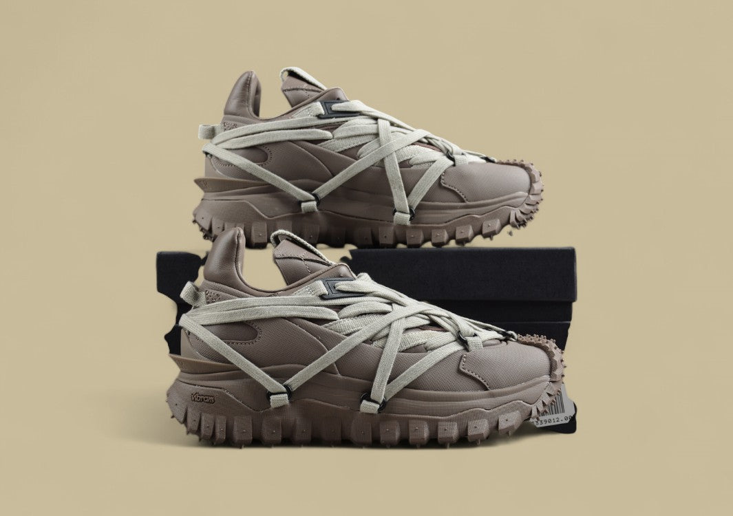Moncler Trailgrip Après Sneaker - Taupe Brown