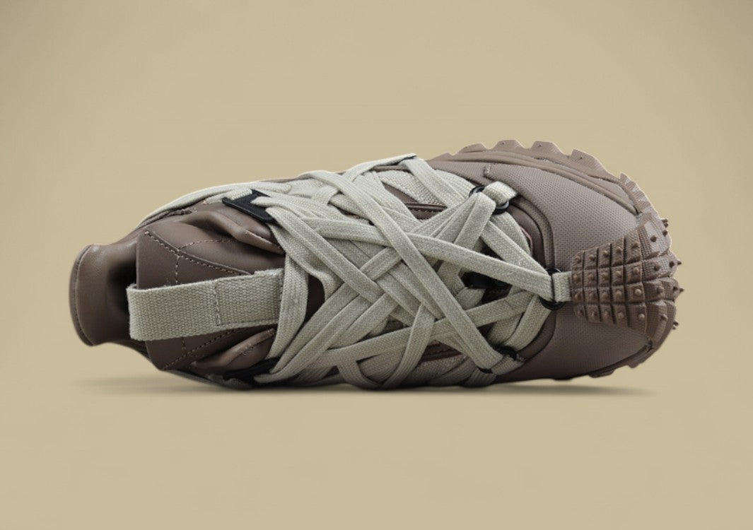 Moncler Trailgrip Après Sneaker - Taupe Brown