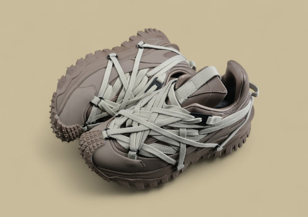 Moncler Trailgrip Après Sneaker - Taupe Brown