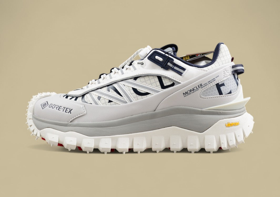 Moncler Trailgrip GTX High Performance Sneakers - White/Navy