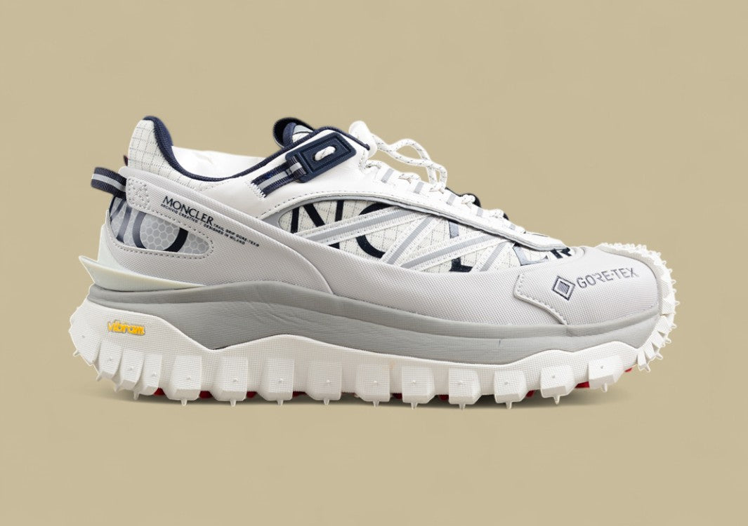 Moncler Trailgrip GTX High Performance Sneakers - White/Navy