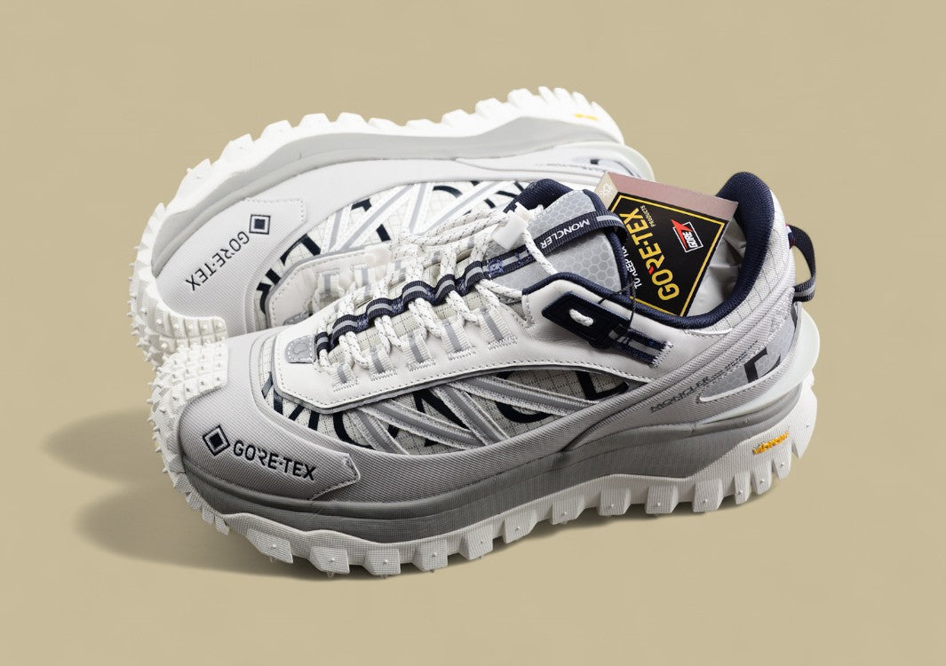 Moncler Trailgrip GTX High Performance Sneakers - White/Navy