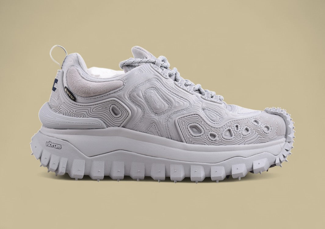 Moncler Trailgrip GTX Low – Glacier White Topo Edition