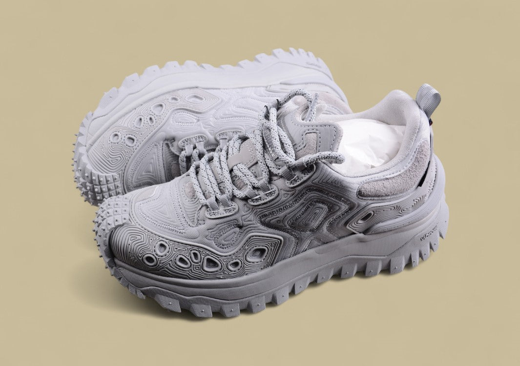 Moncler Trailgrip GTX Low – Glacier White Topo Edition