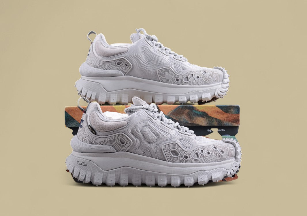 Moncler Trailgrip GTX Low – Glacier White Topo Edition