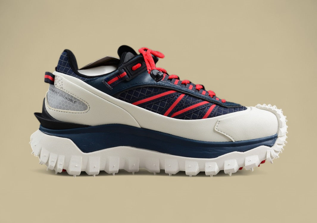 Moncler Trailgrip GTX Low – Navy, Red & Cream