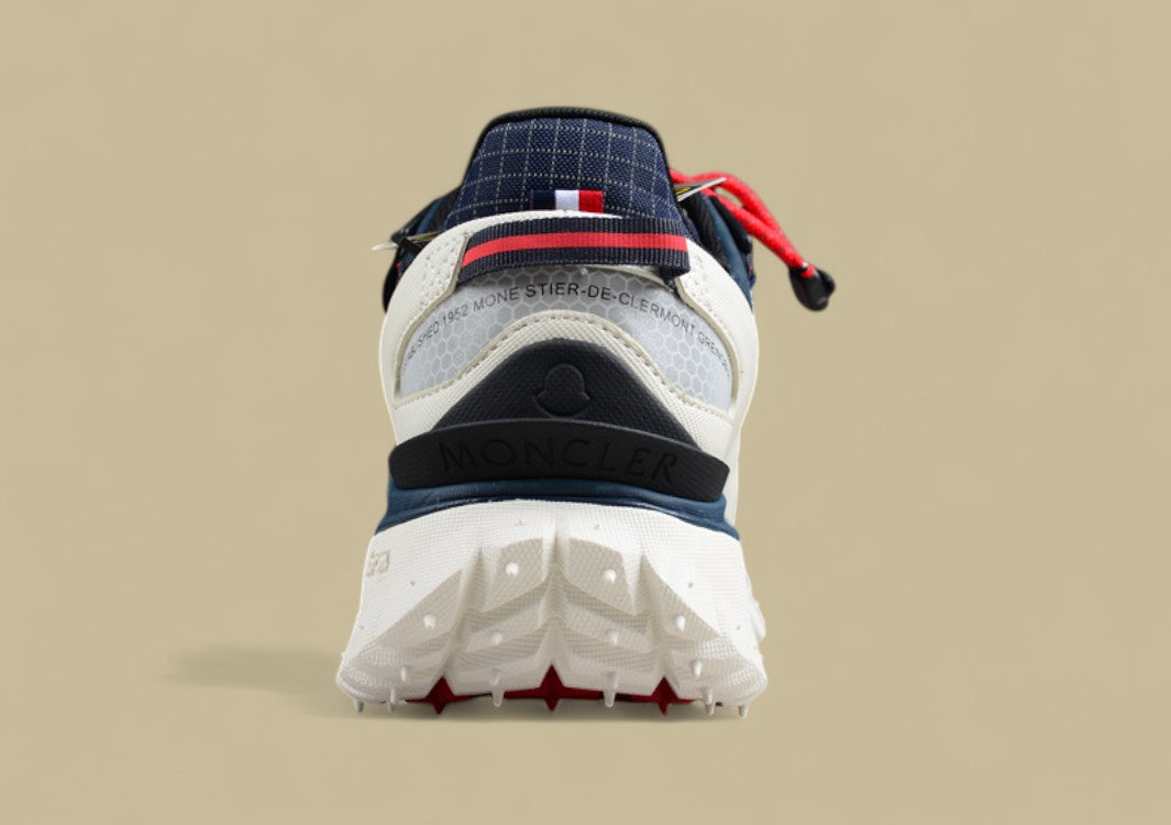 Moncler Trailgrip GTX Low – Navy, Red & Cream