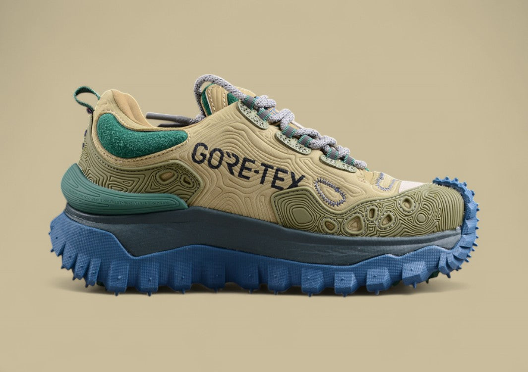 Moncler Trailgrip GTX Low – Olive & Ocean Blue