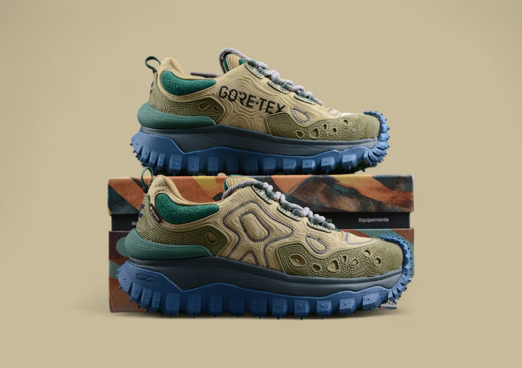 Moncler Trailgrip GTX Low – Olive & Ocean Blue